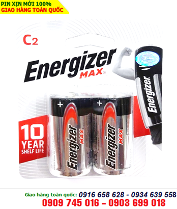 Energizer E93-BP2, Pin trung C 1.5v Alkaline Energizer Max E93-BP2 chính hãng 